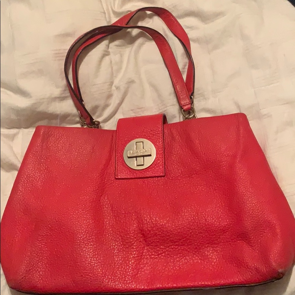 Kate spade red/magenta medium/large purse
